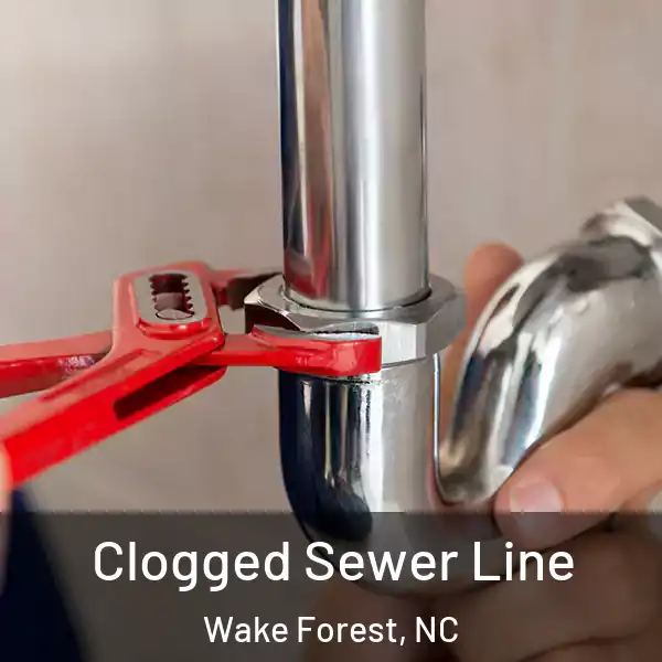  Clogged Sewer Line Wake Forest, NC