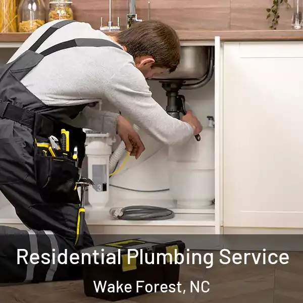  Residential Plumbing Service Wake Forest, NC