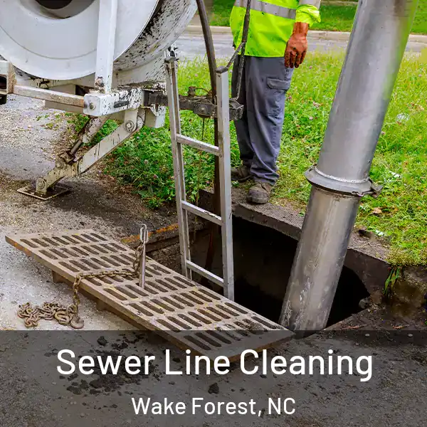  Sewer Line Cleaning Wake Forest, NC