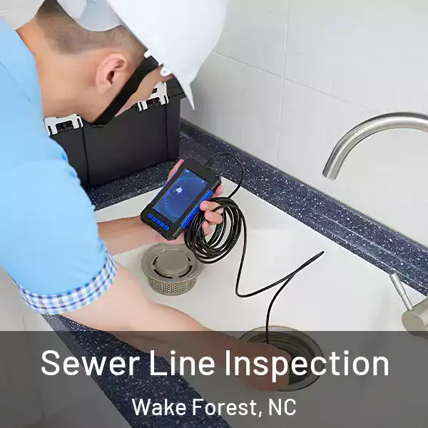  Sewer Line Inspection Wake Forest, NC
