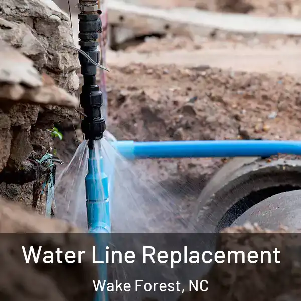  Water Line Replacement Wake Forest, NC