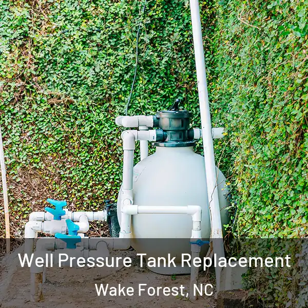  Well Pressure Tank Replacement Wake Forest, NC